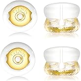 Earring Backs,18K Gold Silicone Earring Backs for Studs/Droopy Ears,Locking Secure Earring Backs for Heavy Earring,No-Irritate Hypoallergenice Soft Clear Earring Backs for Adults