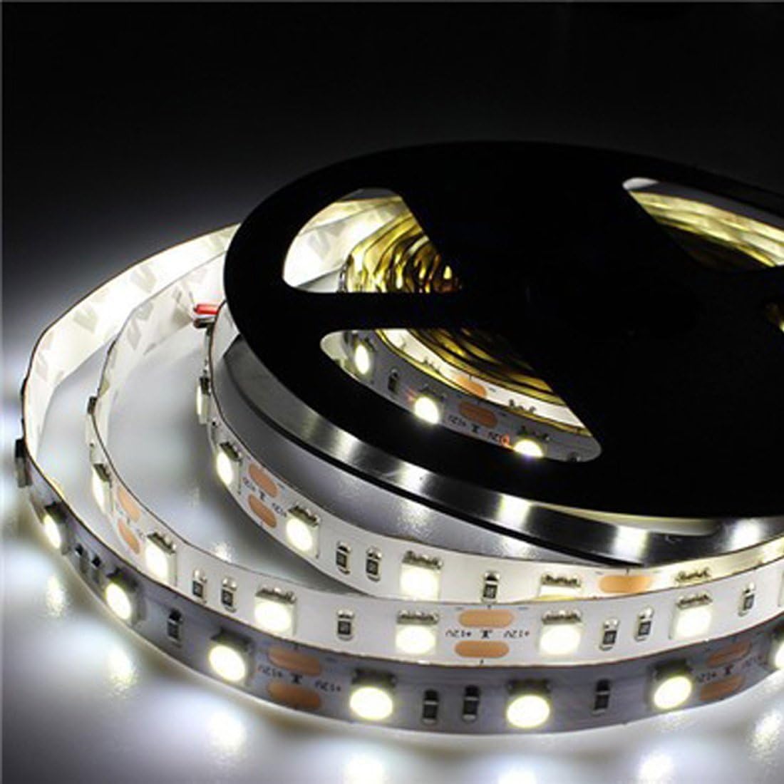 5M 5050 Cool White LED Lights Non-Waterproof Flexible Strip SMD 12V 300 led