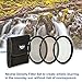 Professional 55MM Lens & Filter Bundle–Complete DSLR/SLR Compact Camera Accessory Kit – Lenses (Telephoto, Wide Angle) Filters(Macro, ND, UV, CPL, FLD),Cleaning Tools+More Accessories