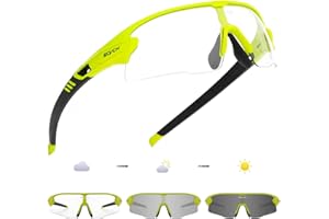 SCVCN Photochromic Cycling Glasses Clear MTB Riding Glasses Motorcycle TR90 Men Women Mountain Bike Sunglasses Biking Goggles