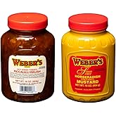 Webers Horseradish Mustard with Piccalilli Relish