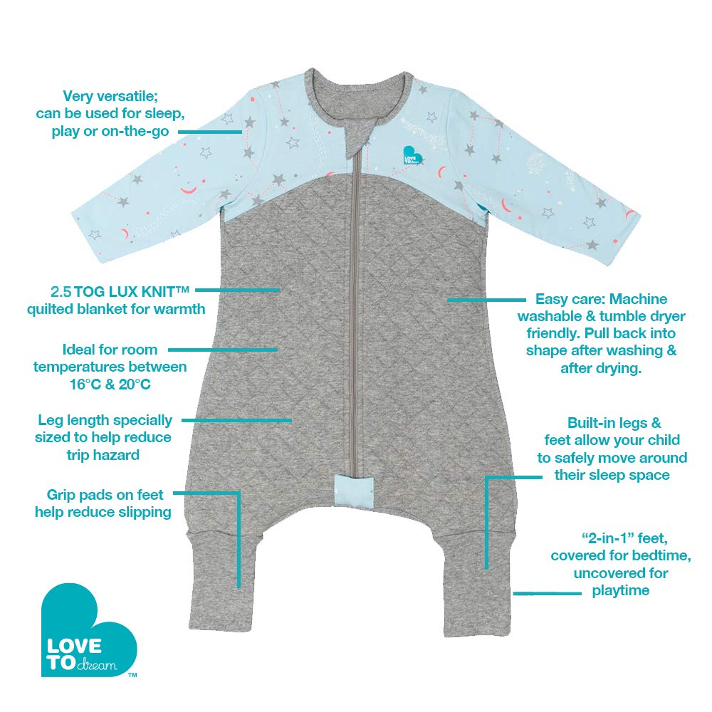 2.5 tog sleepsuit with legs