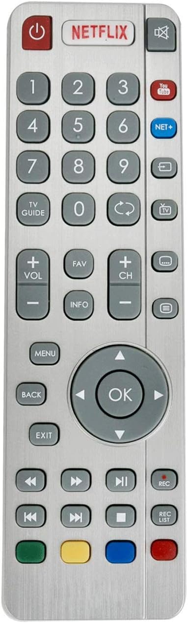 VINABTY SHWRMC0116 SHW/RMC/0116 Remote Control Compatible with Smart 3D LED TV, gray - Image 3