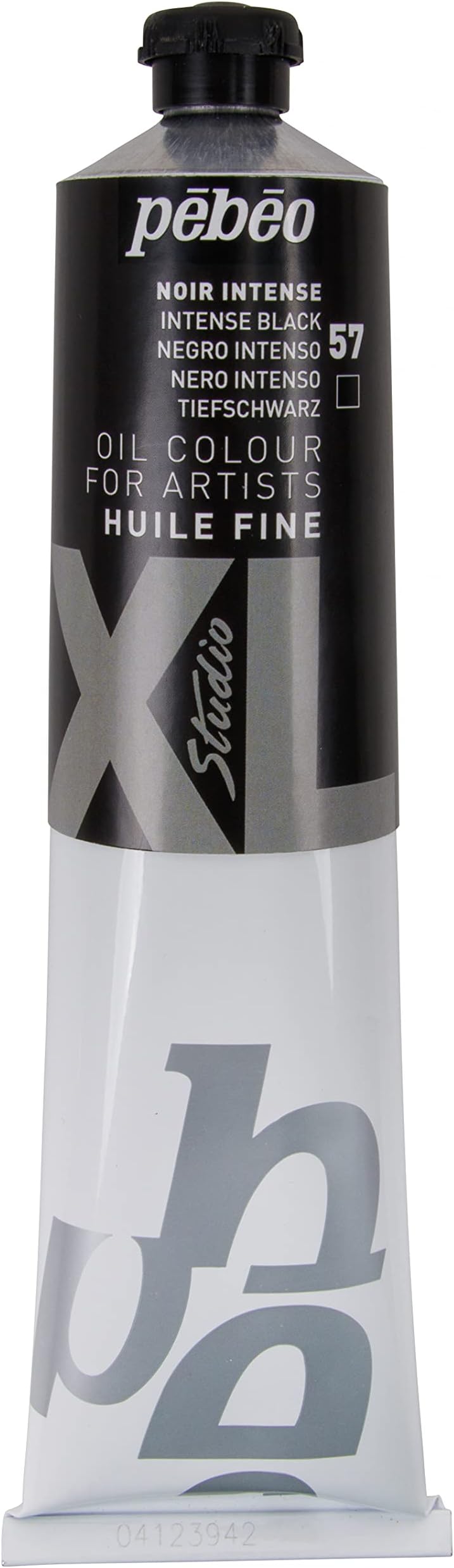 PEBEO Fine Oil XL Black Oil Paint 200 ml Intense Black