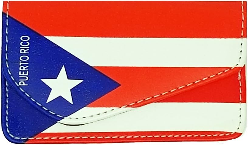 Insulin Pump Carrying Case/Flip Phone case Puerto Rico Flag Pouch with Belt Clip (X Small)