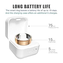 Kuxlagz Titanium Alloy Smart Ring - Heart