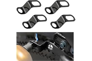 HARIENDNY 4 Pack Motorcycle Turn Signals Mount Motorcycle Light Mount Indicator Relocation Bracket Motorcycle Turn Light Support Holder Stand, Motorcycle Stand Parts for Turnsignals, 12mm Hole