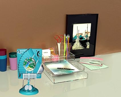 Newest Design Shuttle Cock Look Cute Table Clock, Kids Room