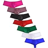 JAXFSTK Men Cheeky Booty Bikini Boxers Bluge Pouch Thong Bottom Pants Spandex Hight Cut Boxer Briefs