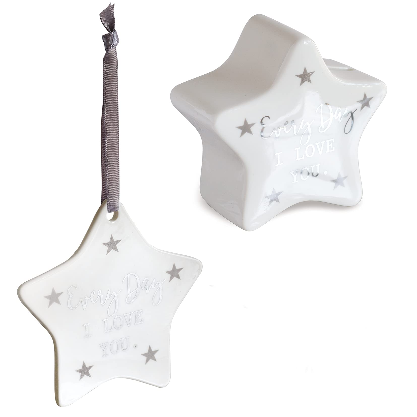 Arora 7030 Money Box, Ceramic, Off White, one size