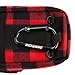 Vape Carrying Case for Travels - Secure, Organized, Premium Vape Bag - Fits Medium Mechanical Box Mods, e-Juice, Battery, Tank Holder & Accessories - Wick and Wire (Stash Red Plaid)