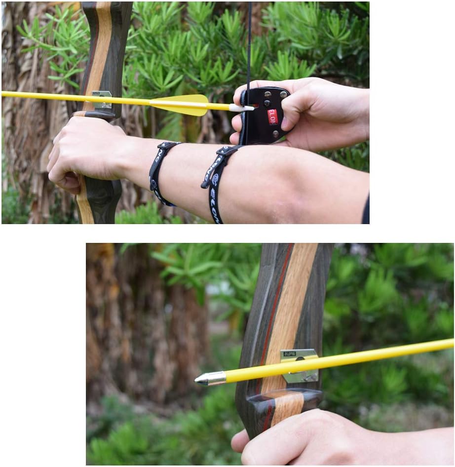 Elong Fiberglass Arrows Archery 26 Inch Yellow ShootingTargeting Recurvebow for Youth Kids Children Beginner Safe Point(12pcs) : Sports & Outdoors