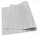 Kisstaker Kitchen Dining Table Placemats Heat Insulation Stain-resistant Table Mats Set of 4 Transparent Grey