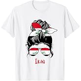 Iraqi Girl Iraq girl Iraq woman flag T-Shirt