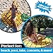 BigMouth Inc Giant Beach Blanket, Fun Summer Beach Towel, Large Size for Kids Teens & Adults, Quick Dry Microfiber Material - Pineapple, 6 Feet Long