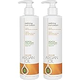 One 'n Only Defining Curl Cream with Argan Oil, Leave-in Conditioning Cream, Defines and Leaves Strong Curly Hair, Enhances Shine and Hydrates Without Sticky Residue, 9.8 Ounces (2 Pack)