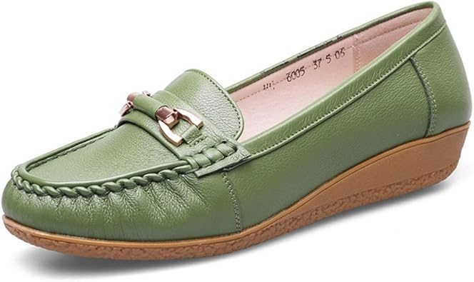Amazon モカシン シューズ レディース フラット ローファー 靴 スリッポン パンプス カジュアル レザー モカシン ドライビングシューズ 婦人靴 ペタンコ パンプス フラットシューズ 滑り止め 履きやすい レディース シューズ お出かけ 幅広 ドドシューズ モカシン