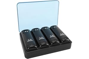 YUEHISY 4-in-1 Charging Dock for Wii Remote Controller, Portable Charger Station, Replacement Charger Kit for Wii U Game Remo