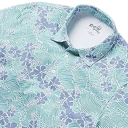 Reyn Spooner 50th State Waves Performance Polo