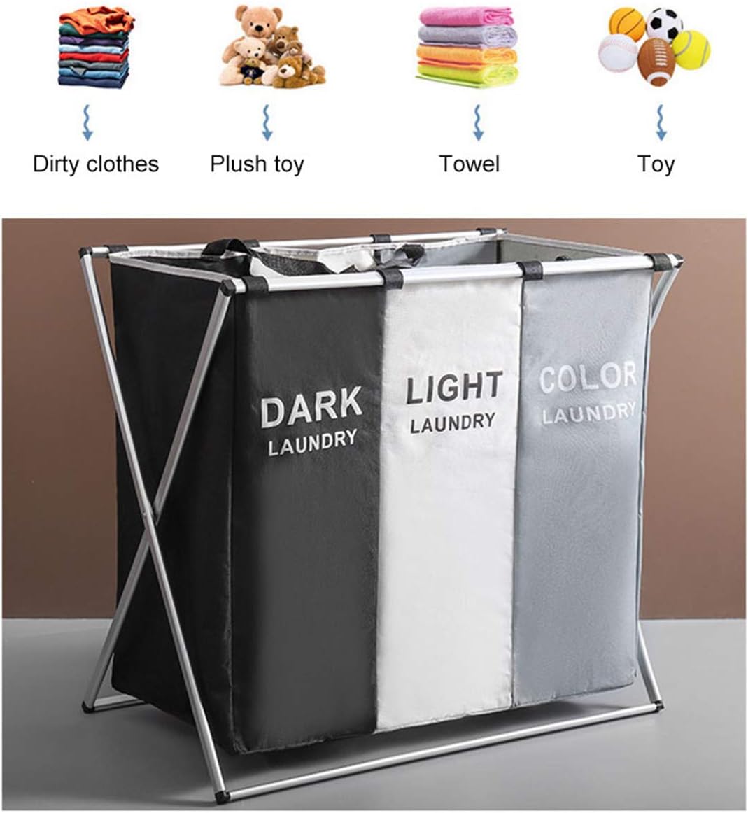 Dos Tres Rejillas Plegable Cesta Plegable para El Hogar Wonepic