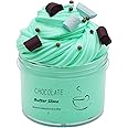 Butter Chocolate Slime, Scented and Stretchy Clay Sludge Toy, Party Favors, Prize, School Education, Birthday Gifts for Kids Girls Boys (200ml)