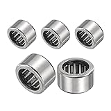 uxcell 5 Pcs HK1412 Needle Roller Bearings One Way