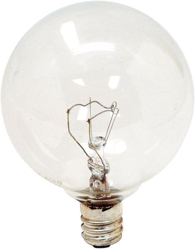 12 Pack, 25 Watt Bulbs Replacements for Authentic Scentsy Full-Size Warmer, 25W 120 Volt, KE-25WLITE