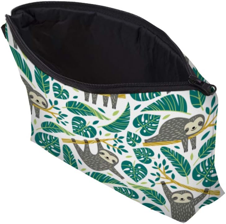Cosmetic Bag for Women,Loomiloo Adorable Roomy Makeup Bags Travel Waterproof Toiletry Bag Accessories Organizer Sloth (Sloth 51476)