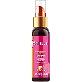 Mielle Organics Pomegranate &amp; Honey Shine Oil, Lightweight Hair Oil for Curly &amp; Coily Hair, Adds Shine, Locks in Moisture, Smooths Frizz, Heat Protection, Non-Greasy Finish, Type 4 Hair, 4 fl oz