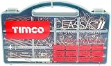 TIMCO Classic Multi-Purpose Countersunk Woodscrews Assorted Case 895pcs Gold view 2