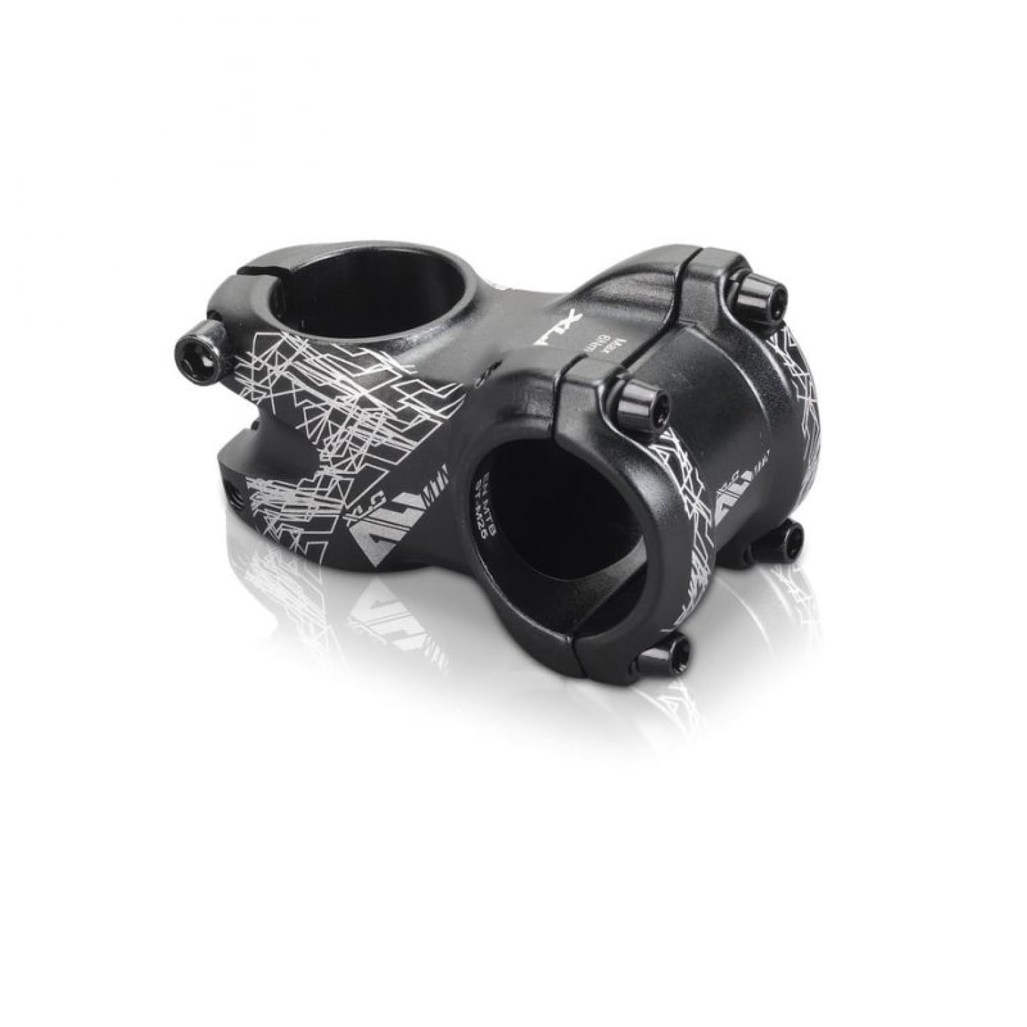 XLC 2501522500 Bike Accessory St-m25 Pot.all MTB A-head 31.8 Black/mate 35mm for cyclists, designed for smooth riding and bike upkeep, 35mm, black