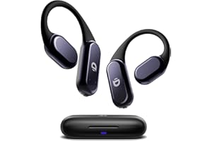 DEMICEA True Wireless Bone Conduction Earphones, OWS Open Ear Headphones with Earhooks, Bluetooth 5.3, Up to 60H Playtime with Case, IP68, AAC/SBC, for Cycling Yoga Workouts