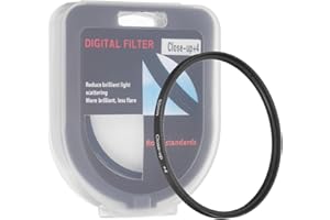 PATIKIL 82mm Close-up Filter Macro Lens Filter +4 Diopter Magnification Close-up Lenses with Cap Camera, Black