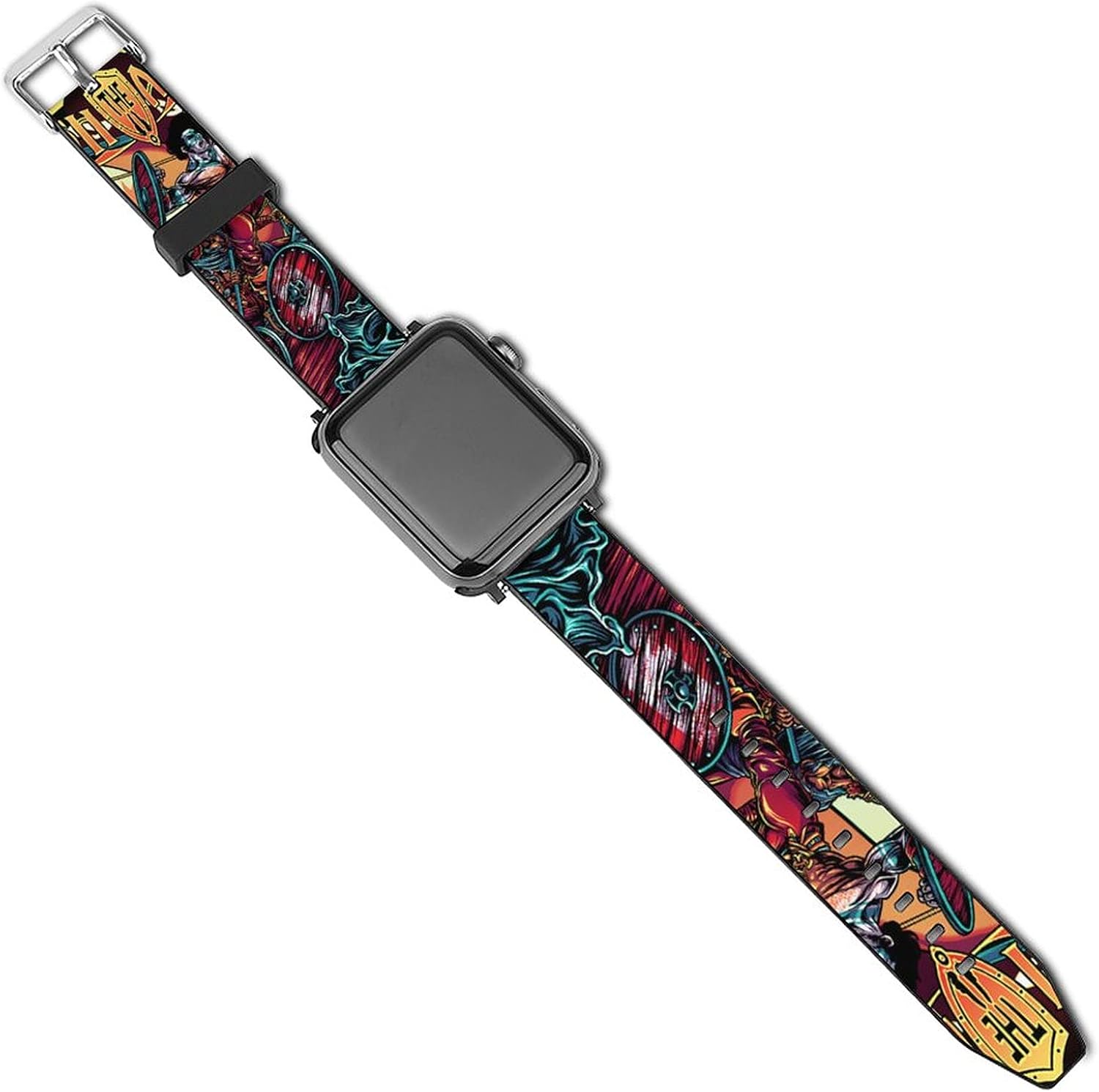 Unleash The Archers Bands Compatible With Apple Watch , Silicone Fadeless Pattern Printed Replacement Bands For Iwatch Series 5/4/3/2/1 For Women