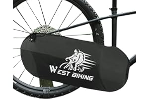 Bicycle Chain Guard Cover - Bicycle Protector Sleeve Cover, Chain Protective Cover Guard with Reflective Logo Waterproof Bicy