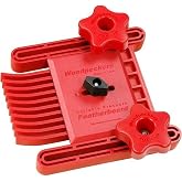 Woodpeckers Variable Pressure Featherboard 2 Pack, Adjustable Pressure Featherboards for Router Tables &amp; Table Saws, Easy Tension Control, T-Track Compatible, American Made Woodworking Accessory