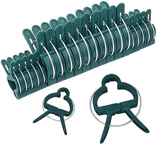 KAHEIGN 100Pcs Pflanzenclips Garten Pflanzenklammern, 2 Größen Wiederverwendbare Gartenpflanze Clips Unterstützende Clips für kleine & große Triebe Spaliere Rosenbögen Rankhilfen