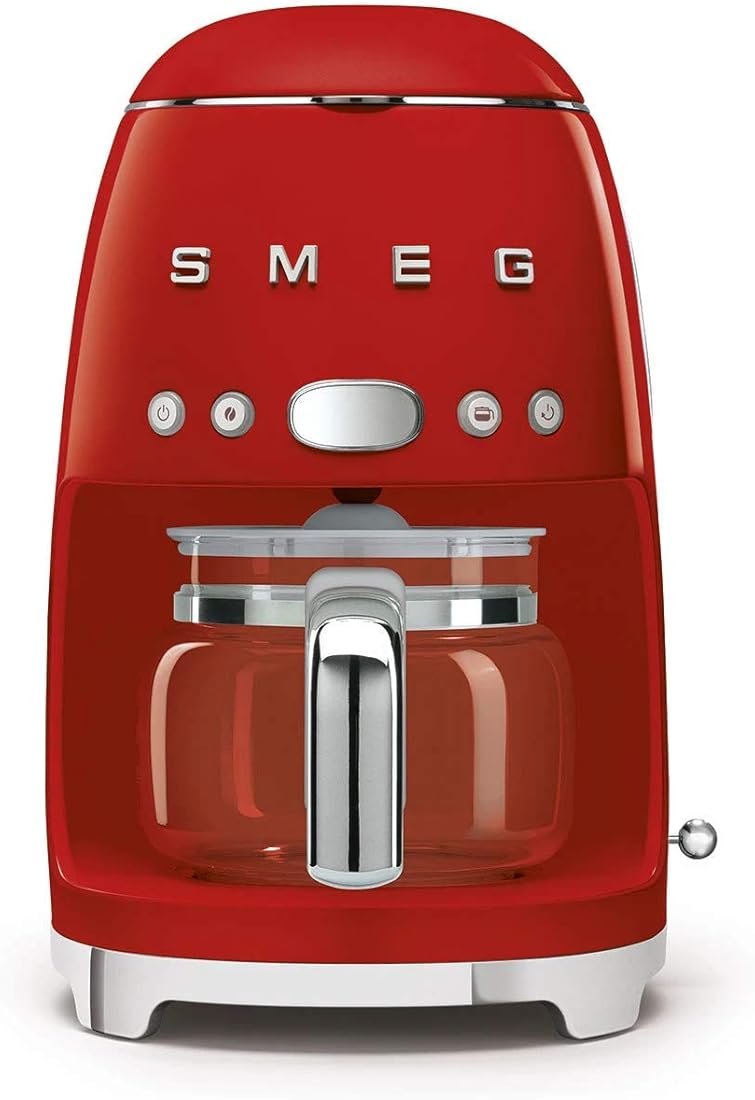 Smeg macchina da caffe con filtro colore rosso Dcf02rdeu