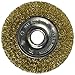 Vermont American 16796 3-Inch Fine Brass Wire Wheel Brush for 1/2-Inch arbor