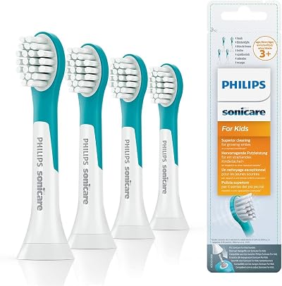Philips Sonicare for Kids Compact Replacement Heads 3+ Blue 4 Pack HX6034/33