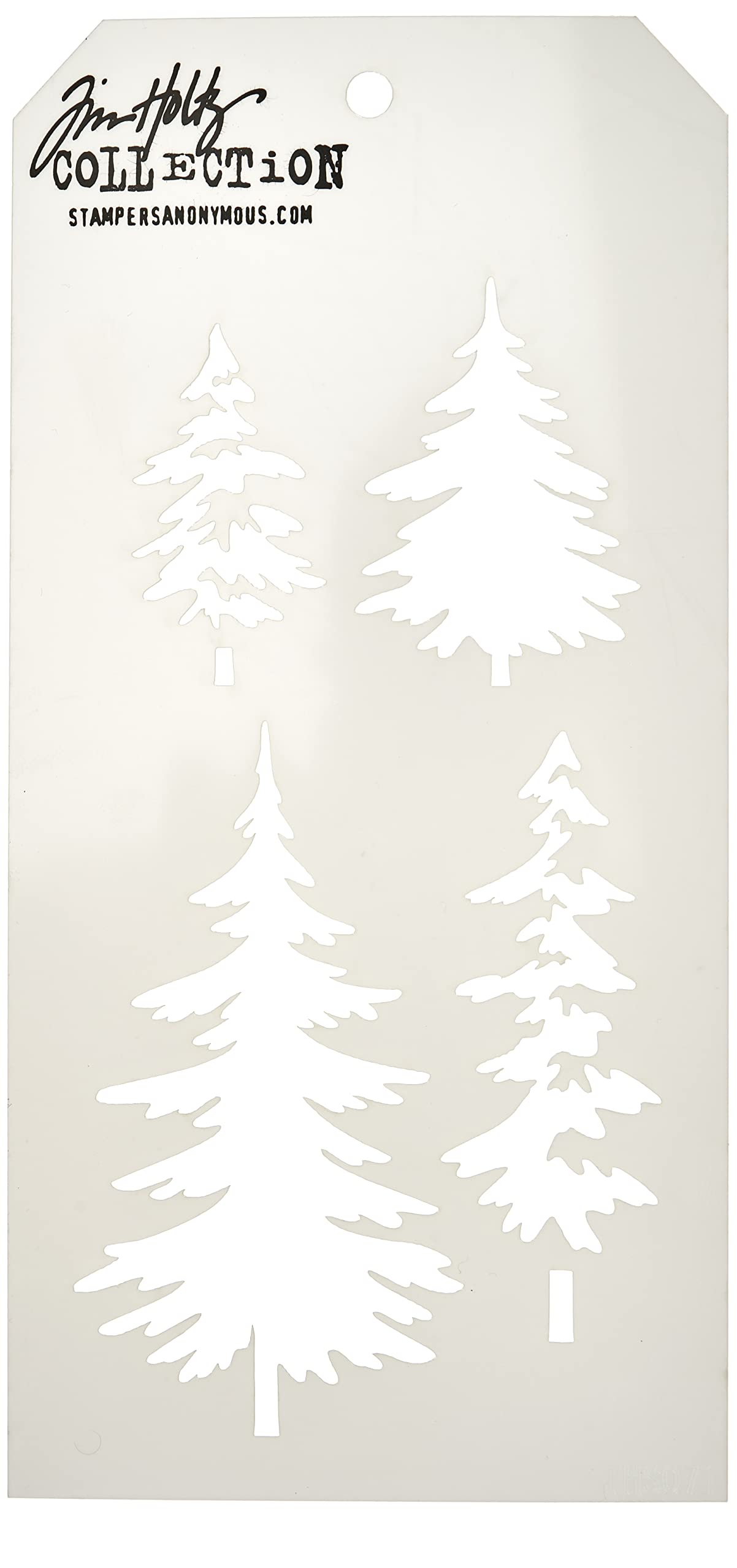 Stampers Anonymous THS071 Tim Holtz Layered Stencil, Multi-Colour, 4.125 x 8.5-Inch