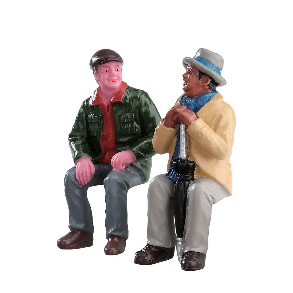 Lemax - CHATTING WITH OLD FRIENDS, SET OF 2