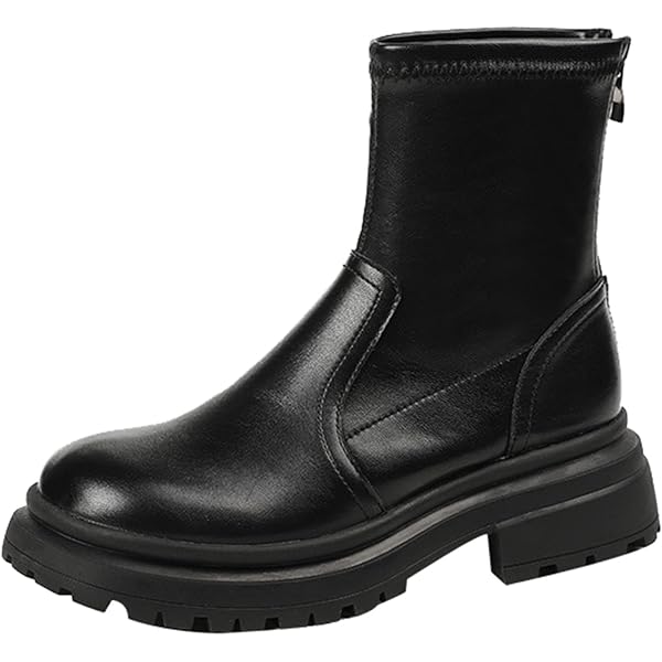 Amazon.com | Franco Sarto SARTO Womens Emerson Lug Sole  Franco Sarto Women’s Chevrolet Black Leather Moto Lugged Sole Ankle Boots main image 0