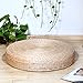 Eshow Japanese Straw Cushion Tatami Floor Cushion Japanese Style Handcratfed Wicker Mat Futon Flat Meditation Cushion Zabuton Japanese Floor Pillow Eco-friendly and Breathable