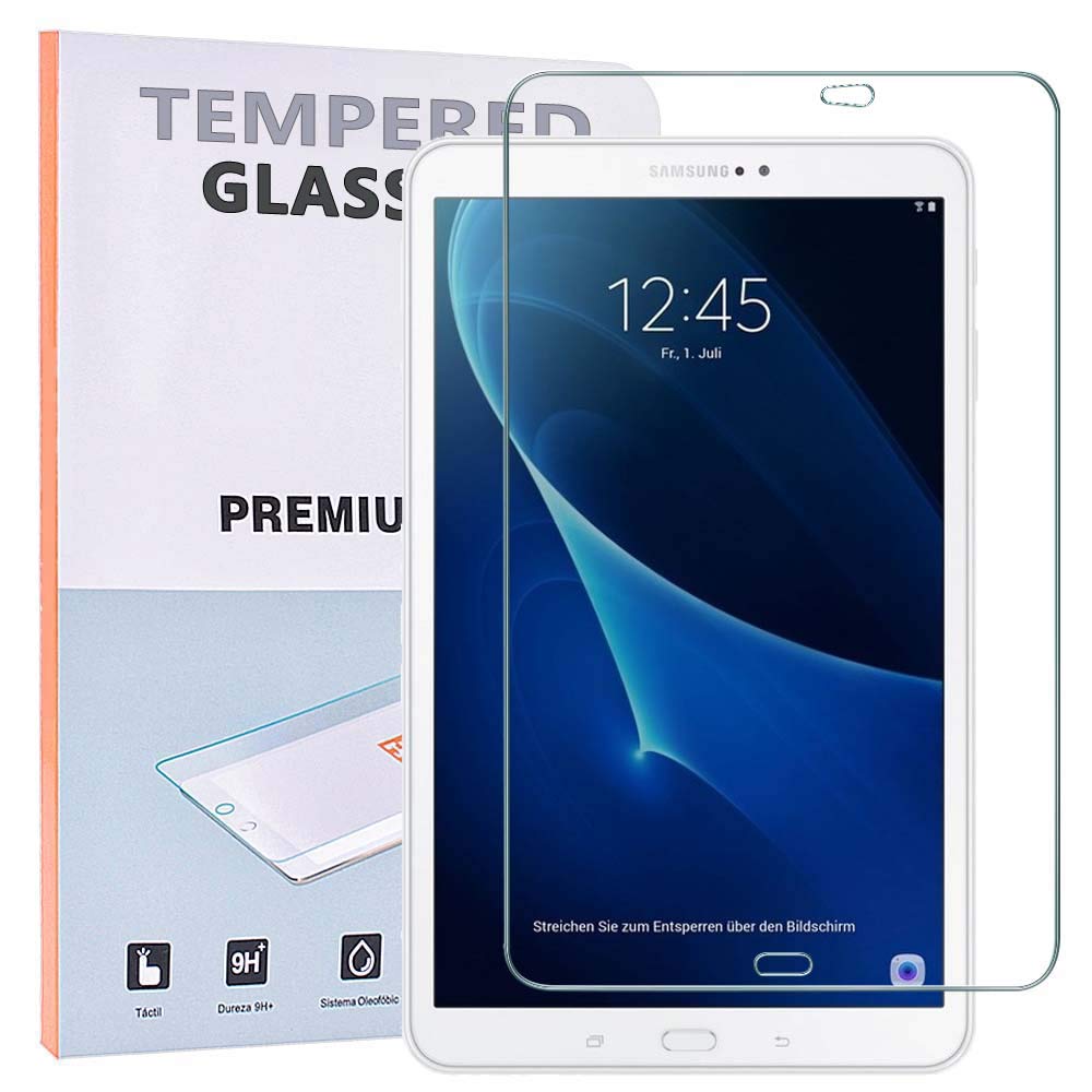 REY [Pack of 2] Tempered Glass for Samsung Galaxy Tab A6 T580 2016 10.1 Inch - Tab A T-585, Premium Screen Protector