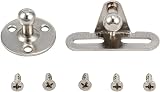 Bohaner 40N Gas Struts Cabinet Hinges 2Pcs Lift Up Stainless Silver view 2