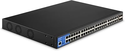 Linksys 48-Port Managed PoE+ Switch with 4x10G SFP+ Uplinks 740W