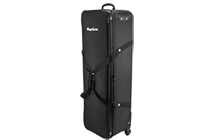 MagicLine Studio Trolley Case 47.2x15x13 inch/120x38x33 cm, Rolling Camera Case, Carrying Bag with Wheels for Photo Video Studio Gears, Light Stands, Tripods, Strobes and Studio Lights, Telescopes.