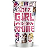KDXPBZ Anime Gifts for Women - Stainless Steel Tumblers, 20oz - Kawaii Birthday Gifts for Anime Lovers