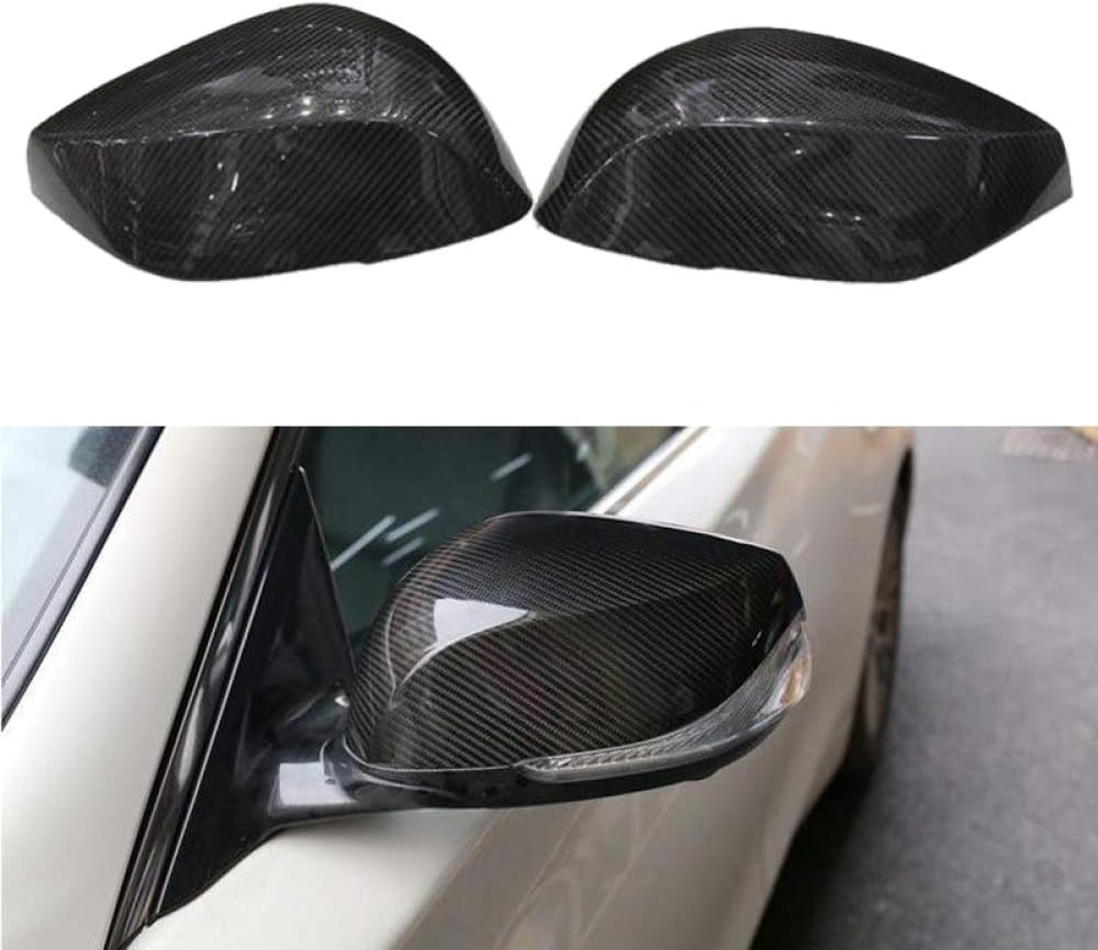 JXSMYBTB 2PCS ABS Rear View Side Wing Mirror Case Cover Trim Caps For Infiniti Q50 Q70 2014 2018 Q60 QX30 2016 2017 2018